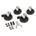 Lot de 4 roues de rechange pour berceaux XL et L