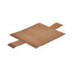 Lot de deux feuilles de cuisson pour moule a pate en croute pliable a charnieres