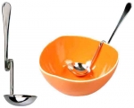 Louchette a sauce inox coudee 18 cm