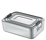 Lunchbox "La gamelle" en aluminium & couvercle avec joint en silicone 23x15x7 cm