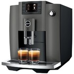 Machine a cafe automatique avec broyeur a grain E6 Dark Inox EC