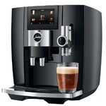 Machine a cafe automatique avec broyeur a grain J8 Piano Black EA