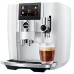Machine a cafe automatique avec broyeur a grain J8 Piano White EA
