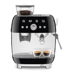 Machine a cafe combinee avec expresso broyeur Vintage Annees 50 Noir