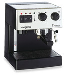 Machine Expresso chrome brillante automatique Magimix pour cafe moulu & dosettes