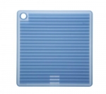 Manique silicone bleue