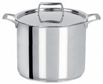 Marmite 26 cm 2 anses classique Castelpro avec couvercle inox
