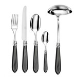 Menagere de 49 pieces Diana nacre noirsans ecrin