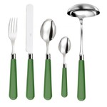 Menagere de 49 pieces Newbridge vert olive sans ecrin