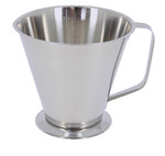 Mesure inox graduee a pied & poignee 1l