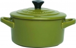 Mini cocotte ceramique 10 cm Basilic