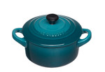 Mini cocotte ronde bleu Deep Teal