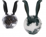 Mini sel et poivre aimantes coffret de 2 pieces 'Rabbit'
