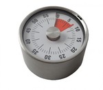 Minuteur mecanique inox-aimant-60minutes