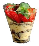 Mise en bouche transparente - boite de 20 coupes hautes 7 cl