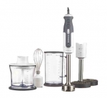 Mixeur plongeant Triblade avec fouet, presse-puree et mini hachoir