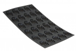 Plaque souple antiadhesive de 30 mini-madeleines Moulflex noir