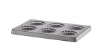 Moule 6 mini tartelettes avec fond amovible, 38 x 25cm