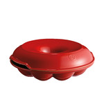 Moule Pain couronne en ceramique 30,4x10,3 cm Rouge Grand Cru