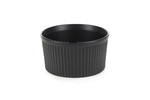 Moule a souffle o 10 cm  Noir effet fonte