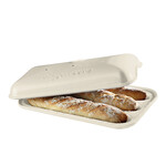Moule baguettes en ceramique 39,5x23 cm Blanc Lin