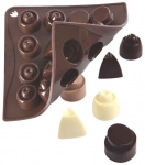 Moule silicone pour chocolats, beurre ou glacons n&deg; 2
