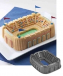 Moule a gateau Stade de foot en fonte d'aluminium