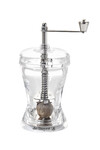 Moulin a Muscade Transparent Avec Manivelle En Inox 10cm