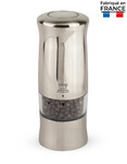 Moulin a poivre electrique Zeli Chrome mat 14 cm