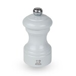 Moulin a poivre manuel en bois laque, gris perle 10 cm - 4in.