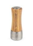 Moulin a Sel Manuel 16 cm en Bois Olivier/Inox MADRAS