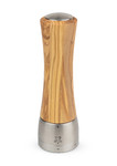 Moulin a Sel Manuel 21 cm en Bois Olivier/Inox MADRAS