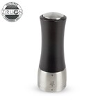 Moulin a Sel Manuel 16 cm en Bois Chocolat/Inox MADRAS Mecanisme Zirlion