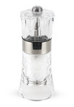 Moulin a Sel Manuel 14 cm en Acrylique Transparent / Inox OSLO