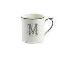 Mug M FILET BLEU MONOGRAMME