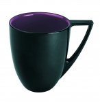 Mug noir / taupe