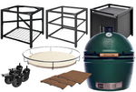 Pack3  2XLARGE avec le Big Greeen Egg 2XLarge, le conveggtor, la table d'extensi