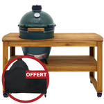 Pack EGG Large table eucalypotus + housse offerte