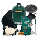 Pack LARGE Gril avec l'Egg Large, le chariot a roulettes, 6 accessoires et consommables & le conveggtor