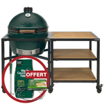 Pack XLARGE avec l'Egg XLarge, la table modulaire a roulettes, la table d'extension equipee & le conveggtor