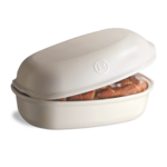 Pain Artisan en ceramique 36x24 cm Blanc Lin