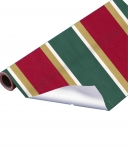 Papier cadeaux rayures 20 x 49  cm - Maxi rouleau de 20 metres (52g/m2)