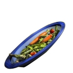 Papillote longue bleue