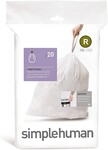 Paquet de 20 sacs poubelle 10L (Modele R)