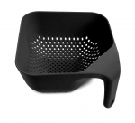 Passoire carree 16 x 16 cm noire Joseph Joseph