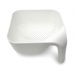 Passoire carree 20 x 20 cm blanche Joseph Joseph