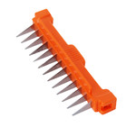 Peigne Ultra orange  pas de 7 mm