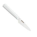 Petit couteau d'office 7,5 cm Chowa lame ceramique - manche blanc
