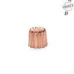 Petit moule cannele bord. cuivre o 55