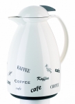 Pichet Emsa isotherme blanc 1 L marquage 'Cafe'